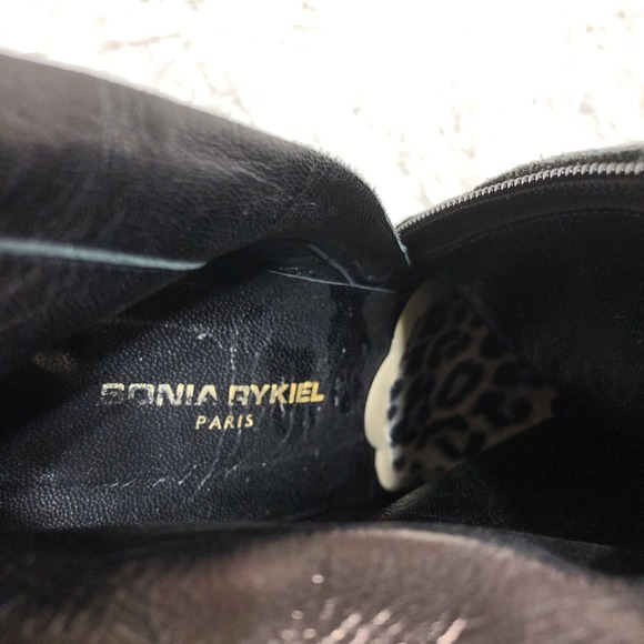 Sonia Rykiel Black Ankle Boots - Picture 5 of 10